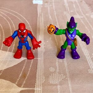 Playskool Marvel Super Heroes Adventures Spider-Man & Goblin 2.5” Figure